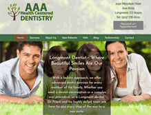 Tablet Screenshot of dentalbynature.com